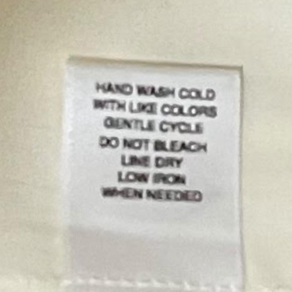 Michael Stars Medium Cream Gold Metallic Star Printed Long Sleeve Blouse - Picture 5 of 6